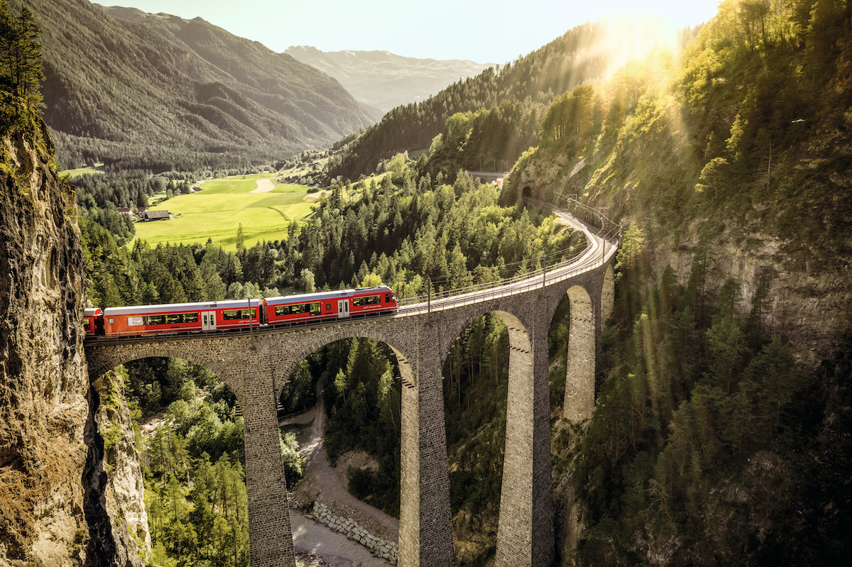 Schweiz Tourismus, Landwasserviadukt, RhB, Alpine Circle