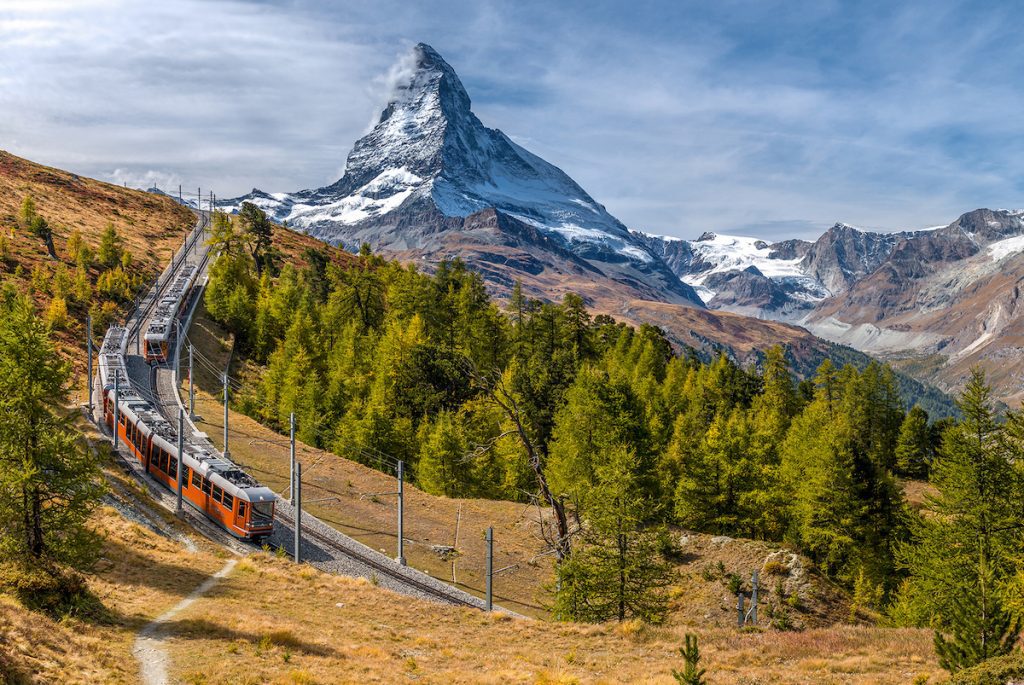Swiss Travel System - Gornergrat Bahn mit Matterhorn, Wallis.
Gornergrat Railway with the Matterhorn, Valais.
Copyright by: Gornergrat Bahn/Swiss Travel System - By-Line: swiss-image.ch/Ernst Christen